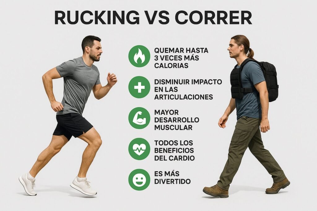 rucking vs running